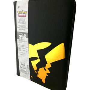 Binder: PRO 9-Pocket Zippered Pokemon- Elite Series Pikachu