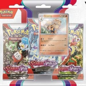 Pokemon TCG:  Scarlet & Violet 3-Pack - Arcanine