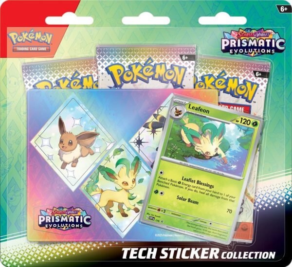 Pokemon – Scarlet & Violet – Prismatic Evolutions – Tech Sticker ...