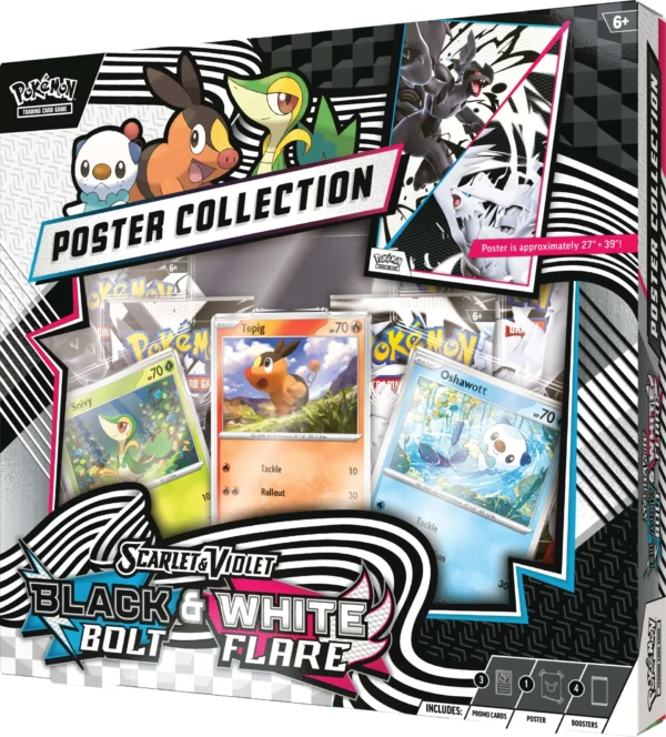 Pokemon - Scarlet & Violet - Black Bolt & White Flare - Unova Poster Collection