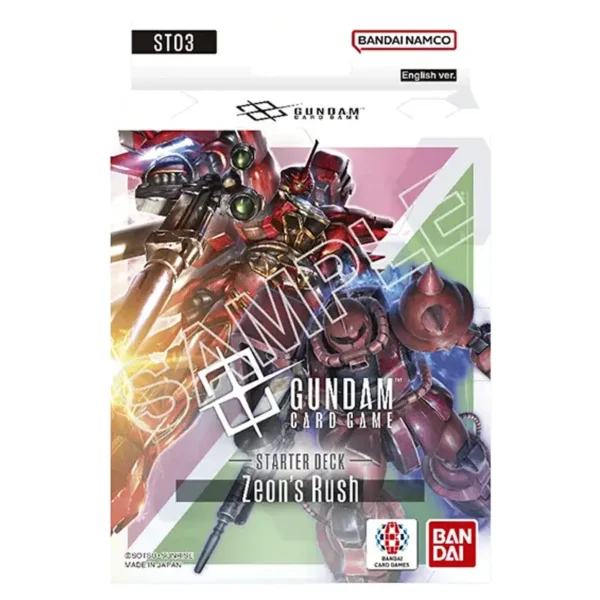 Gundam Card Game - Zeon's Rush ST03 - Starter Deck