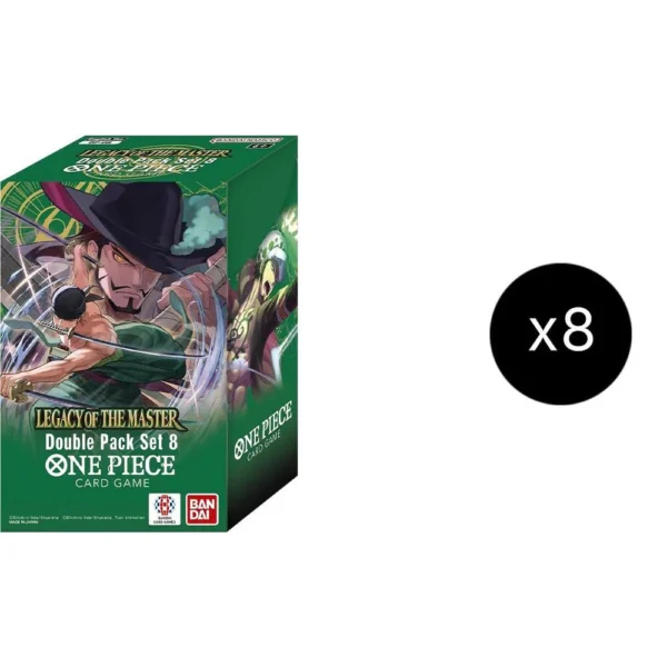 One Piece Trading Card Game: OP-12 - LEGACY OF THE MASTER - Double Pack CASE (8UNID)