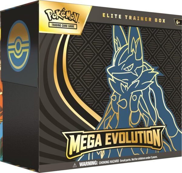Pokemon TCG Mega Evolution Elite Trainer Box - Mega Lucario Ex