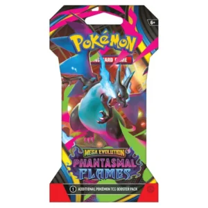 Pokemon Mega Evolution Phantasmal Flames Sleeved Booster