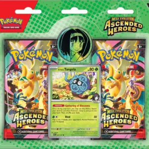 Pokemon TCG Mega Evolution Ascended Heroes Premium 2 Pack Blister Erika