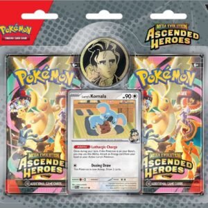 Pokemon TCG Mega Evolution Ascended Heroes Premium 2 Pack Blister Larry