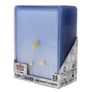 Toploader Combo-Pokemon- Pikachu (25 sleeves + 25 toploads)